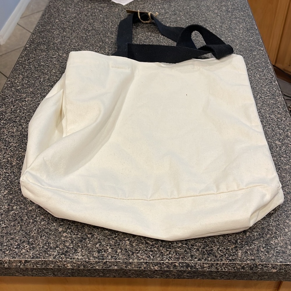 NWT Black Glitter Mom Vibes Cream #mom’slife XL Canvas Reusable Summer T… - Picture 3 of 3